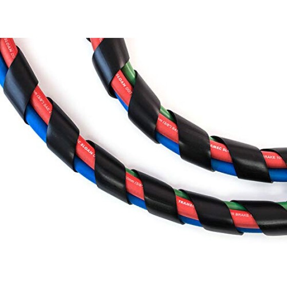 3-in-1 WRAP - 12FT 赤＆青ホース アノダイズド MAXXGRIPS & SONOGRIP ABS